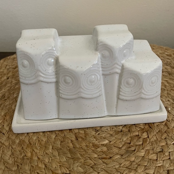 Anthropologie Other West Elm White Owl Covered Butter Dish Poshmark